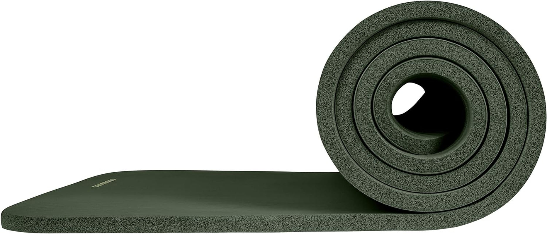 Solana Yoga Mat 1/2" Thick W/Nylon Strap for Men & Women - Non Slip Excercise Mat for Yoga, Pilates, Stretching, Floor & Fitness Workouts, Black