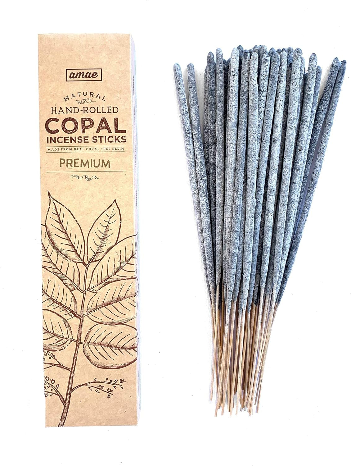 Premium Copal Mayan Incense Made with 100% White Copal (40). Handmade in México.